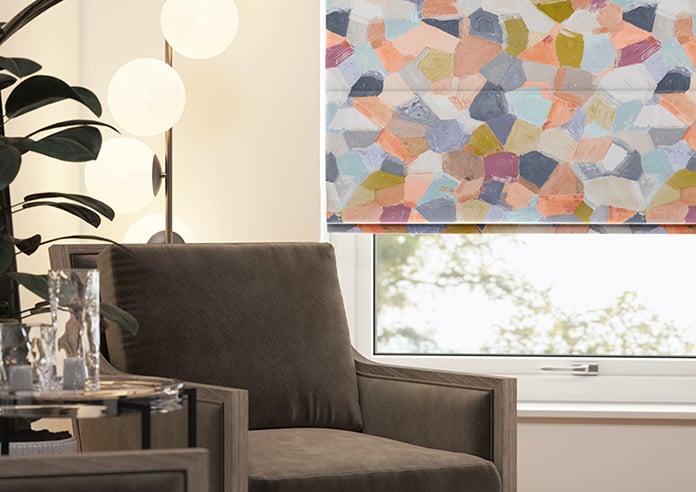 Whinfell, Coral - Twist&Fit Roman Blind - Image 5